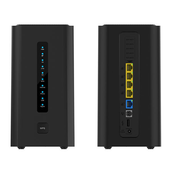 3600Mbps Wifi 6 Mobile Router 12V DC 5g Lte Router RJ11 Phone Jack