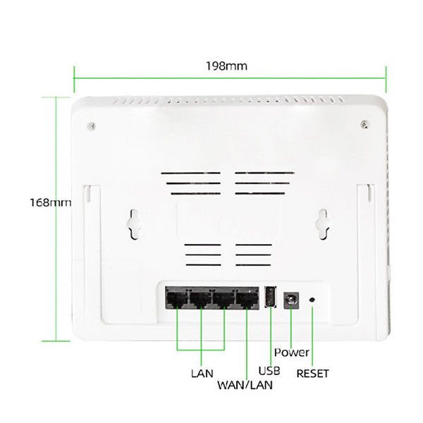 Cat6 Wifi Router 4g Lte 12V DC Power 1200Mbps With Rj45 Port